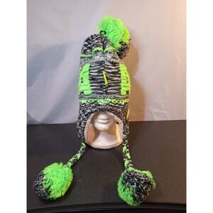 Robin Ruth Alaska Winter Hat Pom Beanie Fleeced Tassel Cap